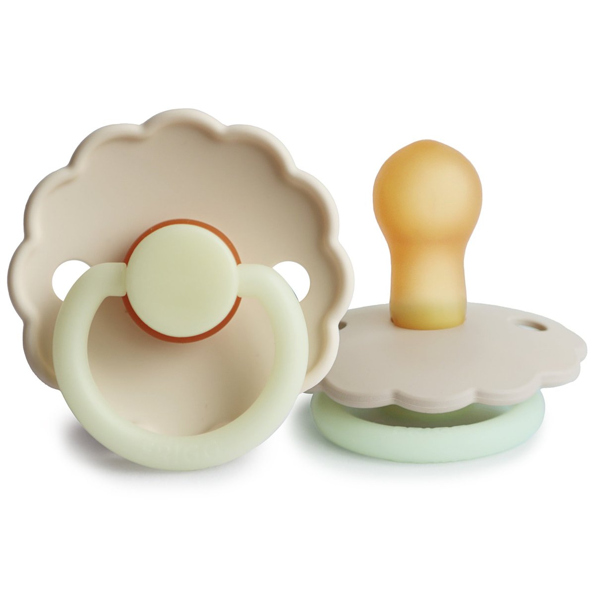 Glow-in-the-dark Frigg Pacifiers (6-18 months) - 2pck